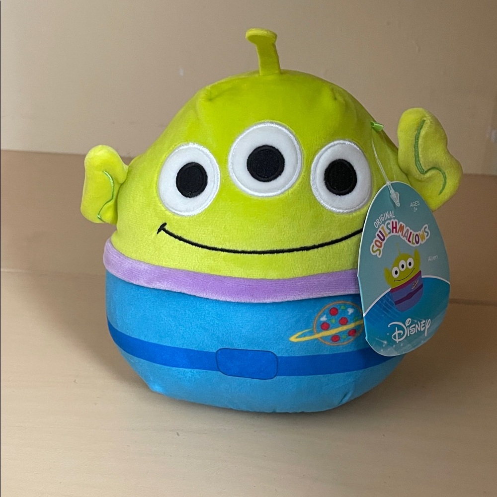 NWT Squishmallows Disney’s Toy Story: Alien 8”